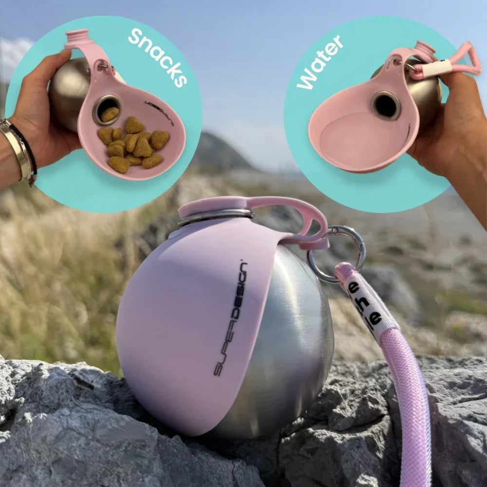 Botella de agua portátil para perros