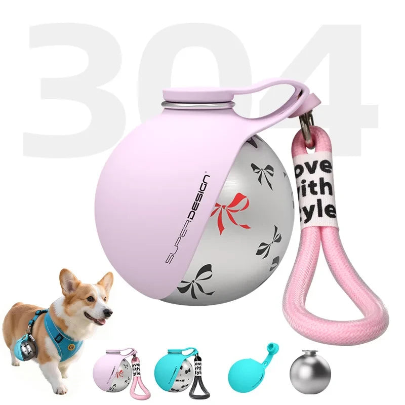 Botella de agua portátil para perros